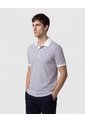 Polo Con Cuello En Contraste   Para Hombre Blanco Patprimo de Patprimo