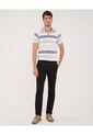 Pantalon Chino Basico Contraste - Nuevo Fit- Slim  Para Hombre Negro Patprimo de Patprimo