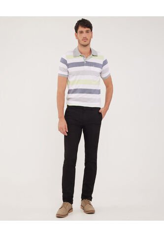 Pantalon Chino Basico Contraste - Nuevo Fit- Slim  Para Hombre Negro Patprimo Patprimo