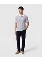 Polo Con Cuello En Contraste   Para Hombre Blanco Patprimo de Patprimo