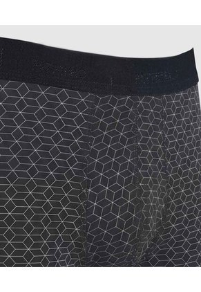 Boxer X1 Para Hombre Fleat Seamer Medio Color Negro Marca Patprimo #44000522