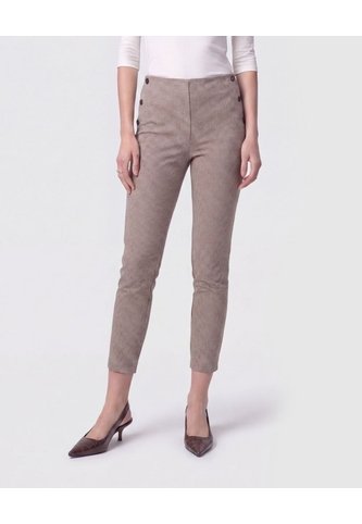 Leggings Con Botones Laterales   Para Mujer Café Patprimo Patprimo