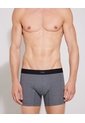Boxer Unicolor Con Elástico En Contraste En Lycra-Algodón X1 Para Hombre Gris Patprimo de Patprimo