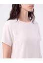 Blusa Cuello Redondo Caída Fluida   Para Mujer Rosa Patprimo de Patprimo