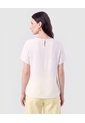 Blusa Cuello Redondo Caída Fluida   Para Mujer Rosa Patprimo de Patprimo