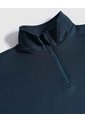Buzo Unicolor Cuello Alto   Para Mujer Azul Patprimo de Patprimo