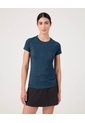 Camiseta Deportiva Estampada   Para Mujer Azul Patprimo de Patprimo