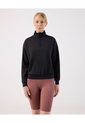 Buzo Unicolor Cuello Alto   Para Mujer Negro Patprimo Patprimo