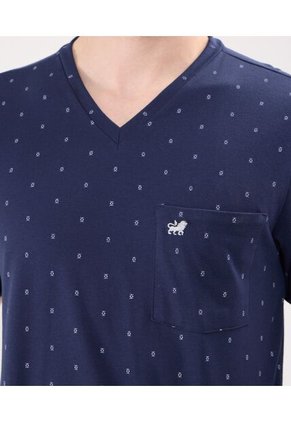 Pijama  Para Hombre M/C P/C Color Azul Marca Patprimo #44040202