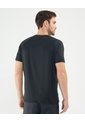 Camiseta Deportiva Cuello En V  Para Hombre Negro Patprimo de Patprimo