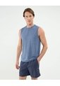 Camiseta Deportiva Jaspeada  Para Hombre Azul Patprimo de Patprimo