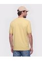 Camiseta Unicolor Básica   Para Hombre Amarillo Patprimo de Patprimo