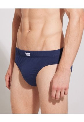 Pantaloncillo Clásico Unicolor En Algodón X1 Para Hombre Azul Patprimo