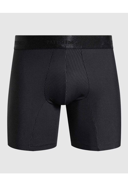 Bóxer Medio Con Micropuntos  X1 Para Hombre Negro Patprimo