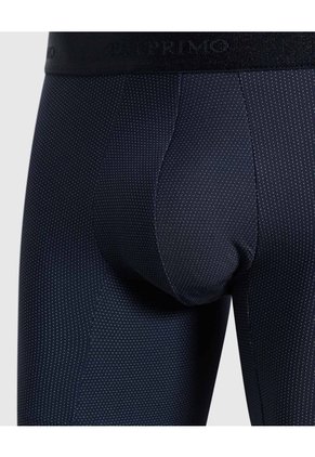 Bóxer Medio Con Micropuntos  X1 Para Hombre Azul Patprimo