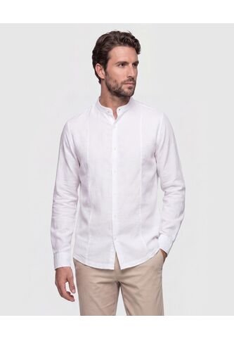 Camisa Guayabera Premium   Para Hombre Blanco Patprimo Patprimo