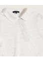 Polo Manga Corta Mujer Patprimo Blanco 30110425-197 de Patprimo