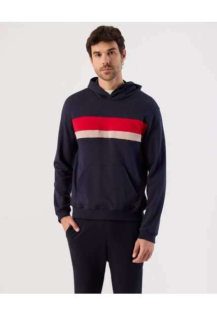 Buzo Hoodie   Para Hombre Azul Patprimo