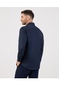 Camisa Formal De Manga Larga Con Bolsillo   Para Hombre Azul Patprimo de Patprimo
