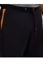 Pantalon Punto Con Cortes En Contraste  Para Hombre Negro Patprimo de Patprimo