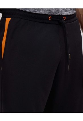 Pantalon Punto Con Cortes En Contraste  Para Hombre Negro Patprimo