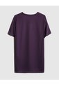 Camiseta Manga Corta Cuello V Con Grabado Laser  Para Hombre Morado Patprimo de Patprimo