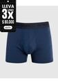 Bóxer Ajustado De Cintura Elástica  X1 Para Hombre Azul Patprimo de Patprimo