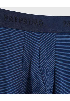 Bóxer Ajustado De Cintura Elástica  X1 Para Hombre Azul Patprimo