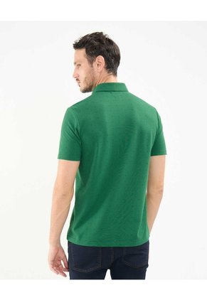 Polo Estampado Para Hombre Verde Patprimo