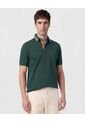 Polo Con Pechera En Contraste   Para Hombre Verde Patprimo de Patprimo