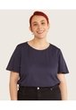 Camiseta Para Mujer Manga Corta Color Azul  Marca Patprimo #14091257 de Patprimo