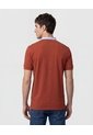 Polo Con Cuello Neru Y Pechera   Para Hombre Naranja Patprimo de Patprimo