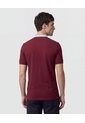 Polo Con Cuello Neru Y Pechera   Para Hombre Vino Patprimo de Patprimo