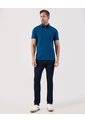 Polo De Rayas Con Bolsillo   Para Hombre Azul Patprimo de Patprimo