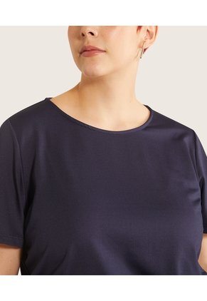 Camiseta Para Mujer Manga Corta Color Azul Marca Patprimo #14091257