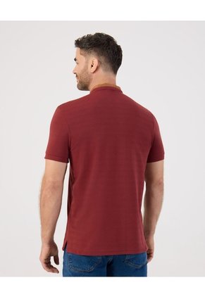 Polo  Para Hombre Cuello Tejido Sin Bolsillo Color Vino Marca Patprimo #44117257
