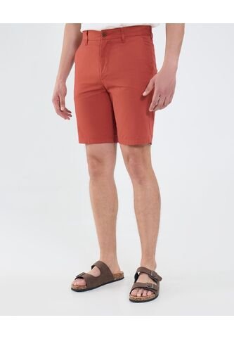 Bermuda Casual  Para Hombre Naranja Patprimo Patprimo