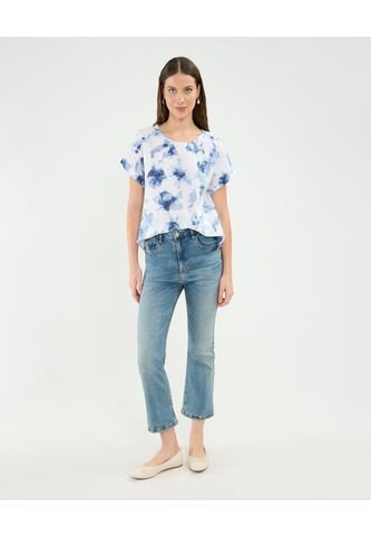 Jean Para Mujer Flare Color Azul Marca Patprimo #30160447 Patprimo