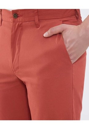 Bermuda Casual  Para Hombre Naranja Patprimo