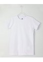 Camiseta Interior Niño Manga Corta Unicolor  Infantil Niño Blanco Patprimo de Patprimo
