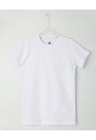 Camiseta Interior Niño Manga Corta Unicolor  Infantil Niño Blanco Patprimo Patprimo