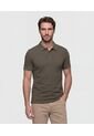 Polo Unicolor Texturizada   Para Hombre Verde Patprimo de Patprimo