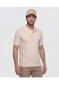 Polo  Manga Corta Con Cuello De Rib  Para Hombre Beige Patprimo de Patprimo