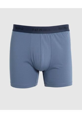 Bóxer Ajustado Con Elástico Contramarcado  X1 Para Hombre Azul Patprimo Patprimo