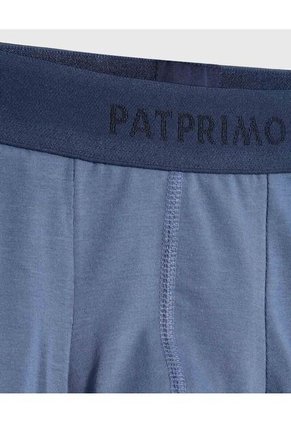 Bóxer Ajustado Con Elástico Contramarcado  X1 Para Hombre Azul Patprimo