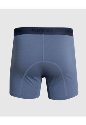 Bóxer Ajustado Con Elástico Contramarcado  X1 Para Hombre Azul Patprimo