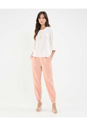 Jogger Casual  Para Mujer Rosa Patprimo Patprimo