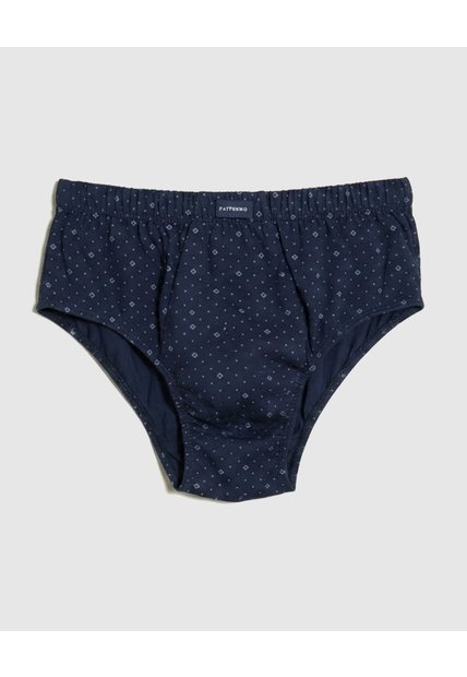Calzoncillo Clasico Estampado  X1 Para Hombre Azul Patprimo