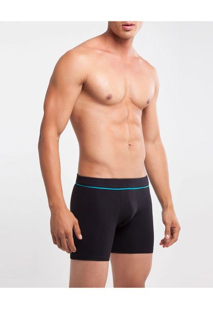Boxer Para Hombre Filete Medio Color Negro Marca Patprimo #44000192
