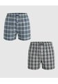 Pack X2 Bóxers Sueltos Con Botón  X2 Para Hombre Surtido Patprimo de Patprimo